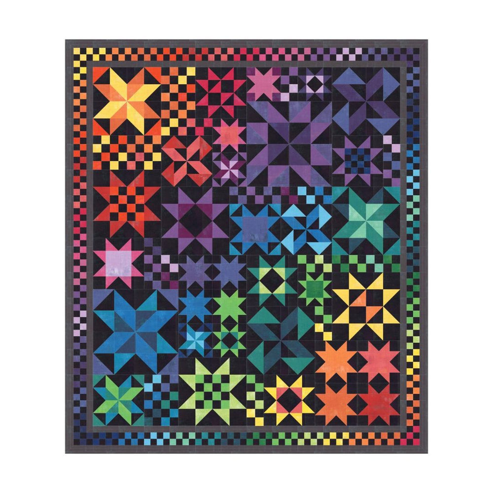 Glimmer & Gleam Quilt Kit in Black Colorway (PreOrder) — Poppy Quilt N Sew
