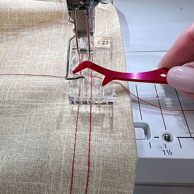 Gail Yellen's Cover / Chainstitch Locking Fork