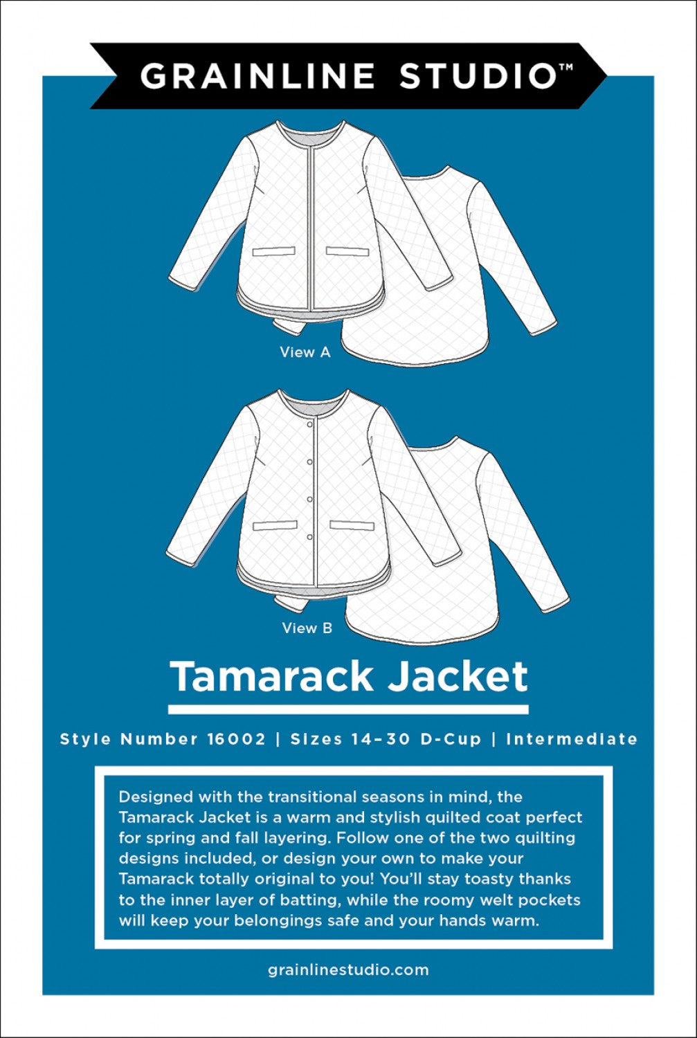 Tamarack Jacket Pattern