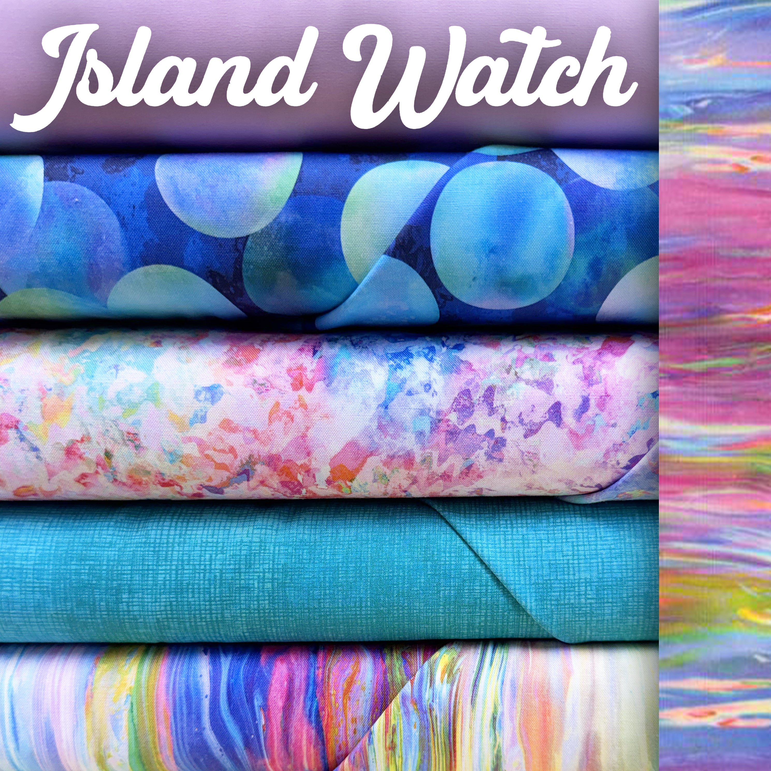 Island Watch Fabric Kit - Gradients Gallery Pastels