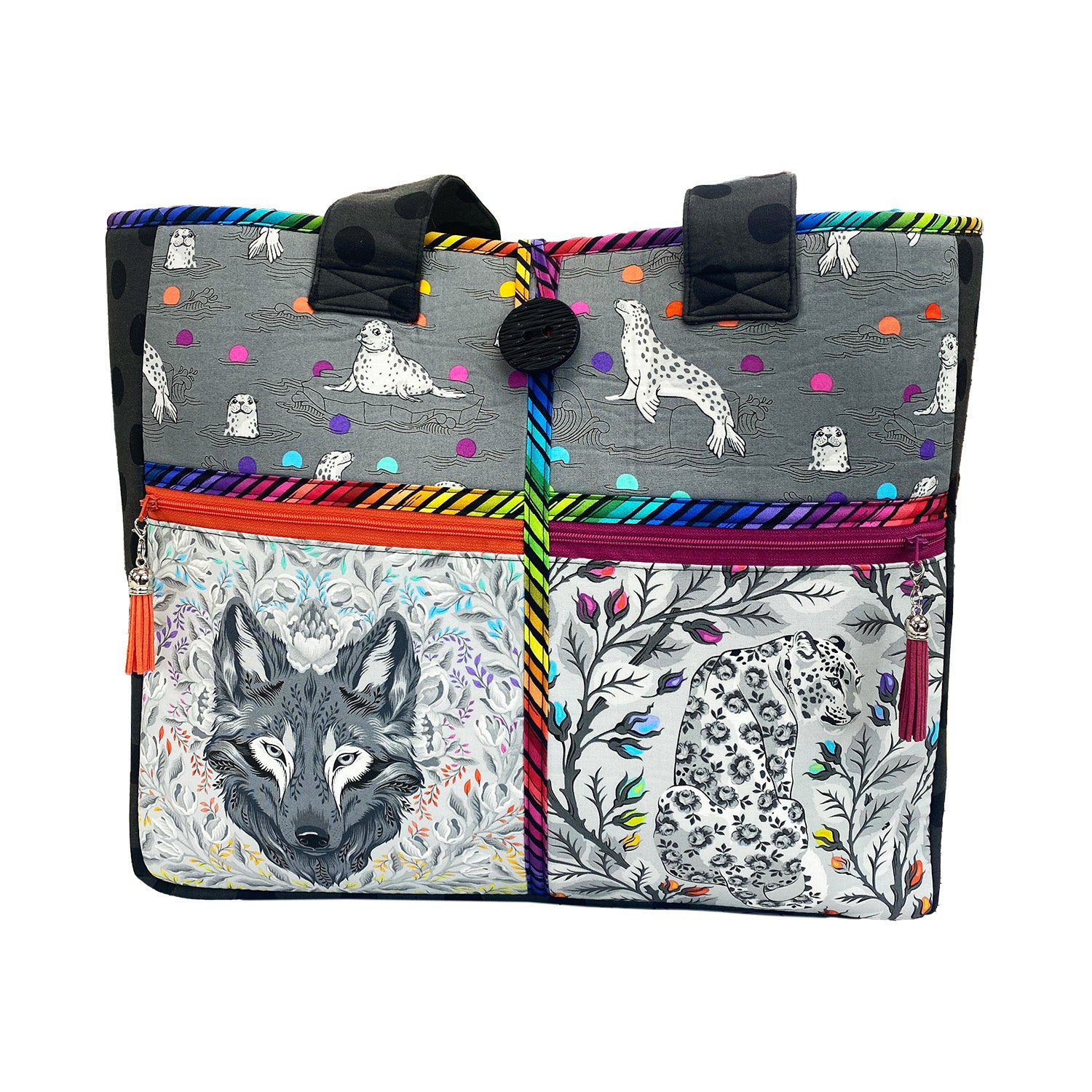 Pick a Pair of Pockets Fabric Kit: Graywork