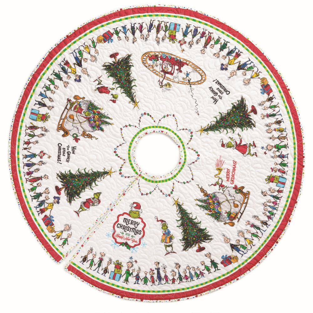 How The Grinch Stole Christmas Tree Skirt Panel