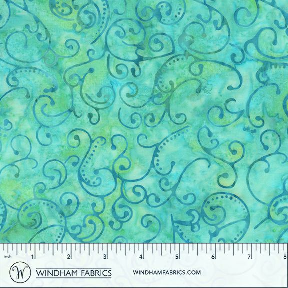 Mediterranean Sea / Spirals in Teal