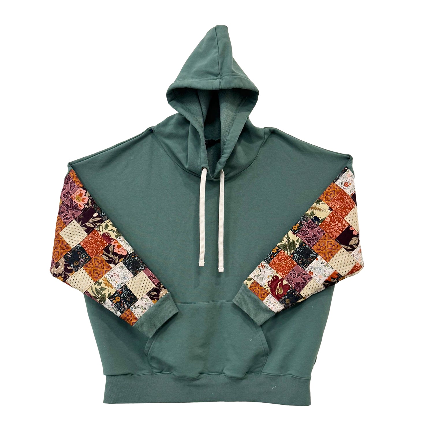 Patchwork Sleeve Sweatshirt Class