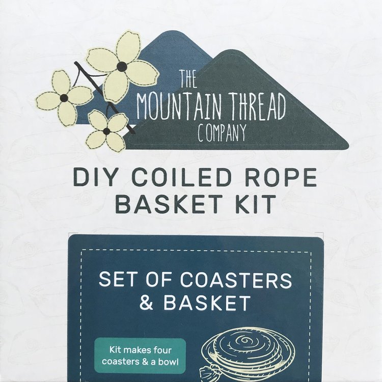 Coiled Rope Coasters & Basket Kit