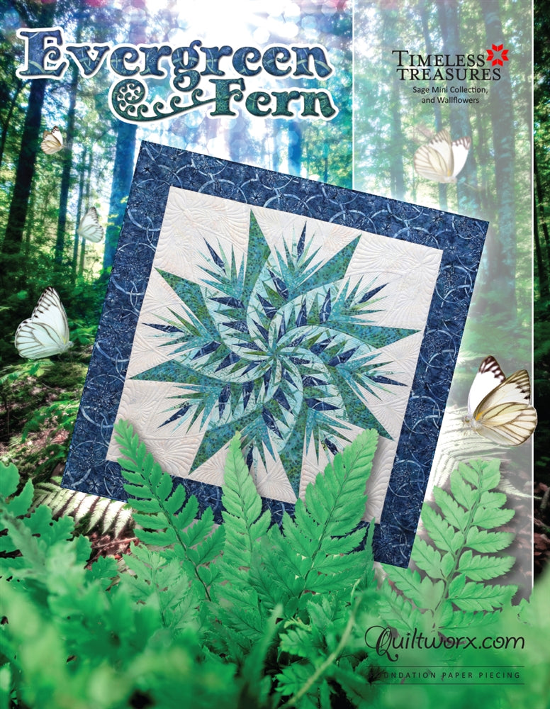 Evergreen Fern Quilt Kit