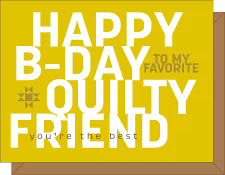 Happy B-Day Greeting Card