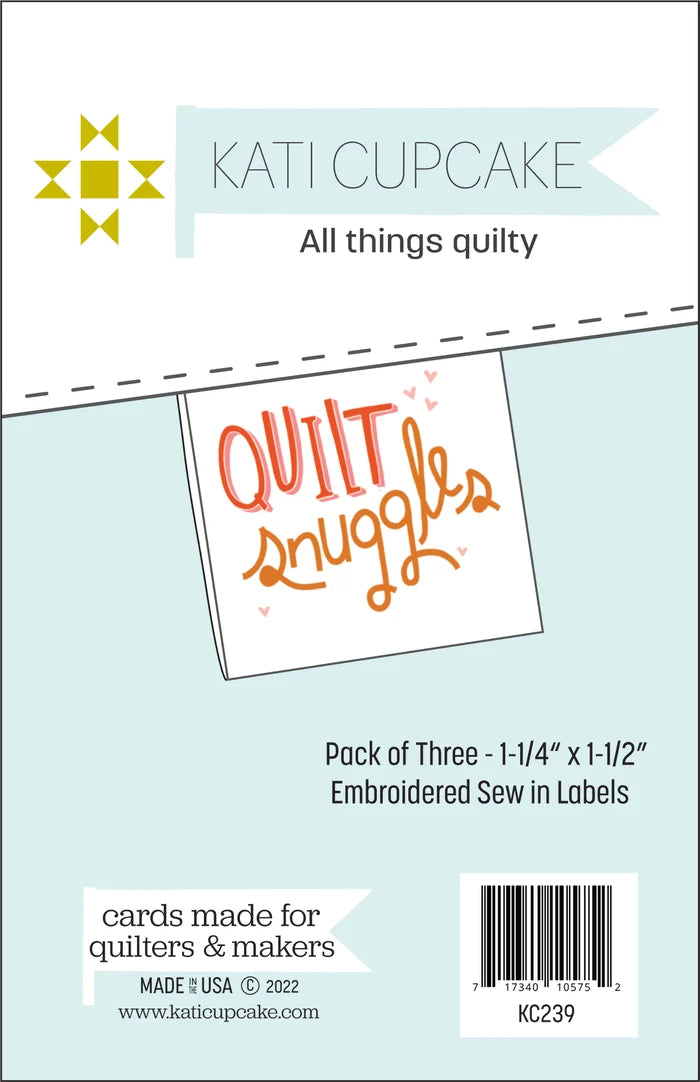 "Quilt Snuggles" Labels