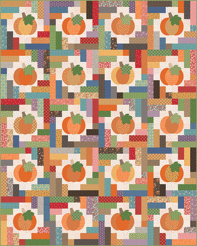 Pumpkin & Haystacks Quilt Kit