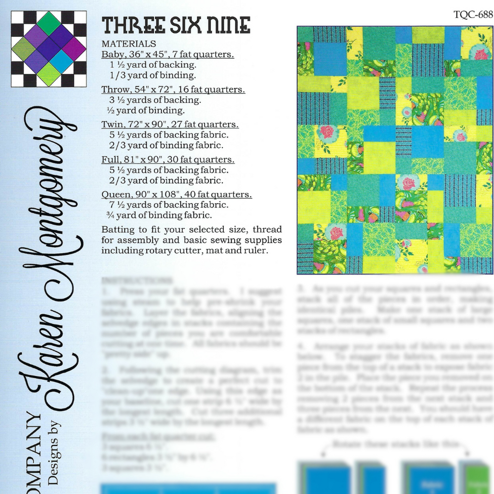 Three Six Nine Project Sheet