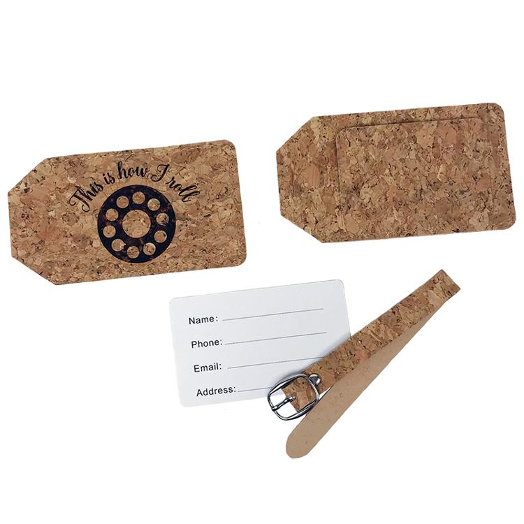 Cork Luggage Tag