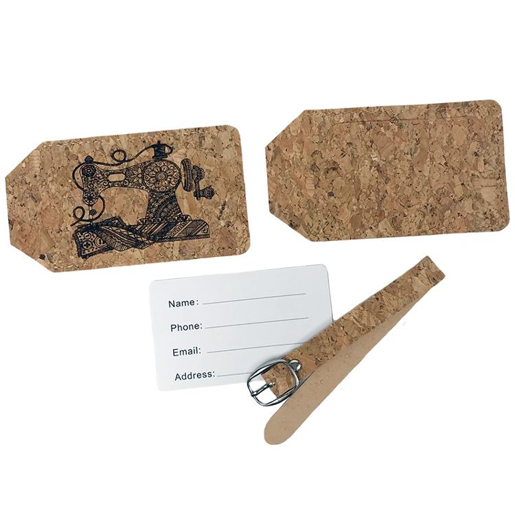 Cork Luggage Tag