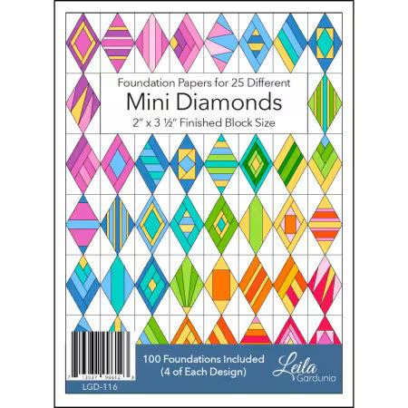 Mini Scrappy Diamonds Foundation Pad