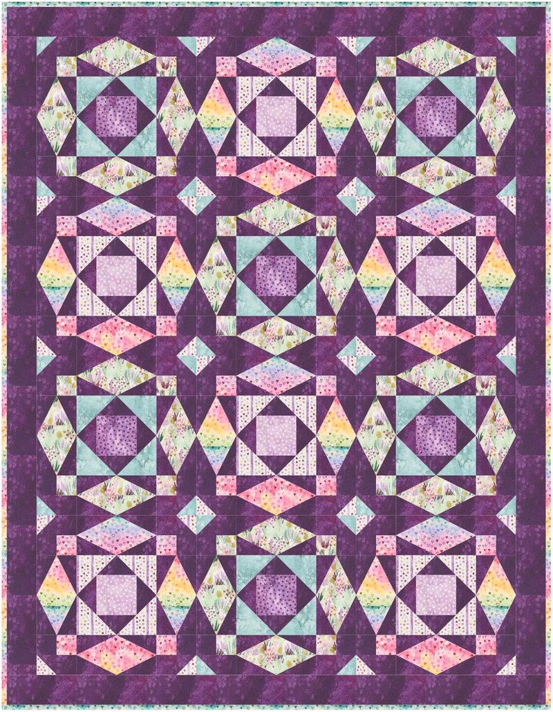 Crystal Rose Quilt Kit