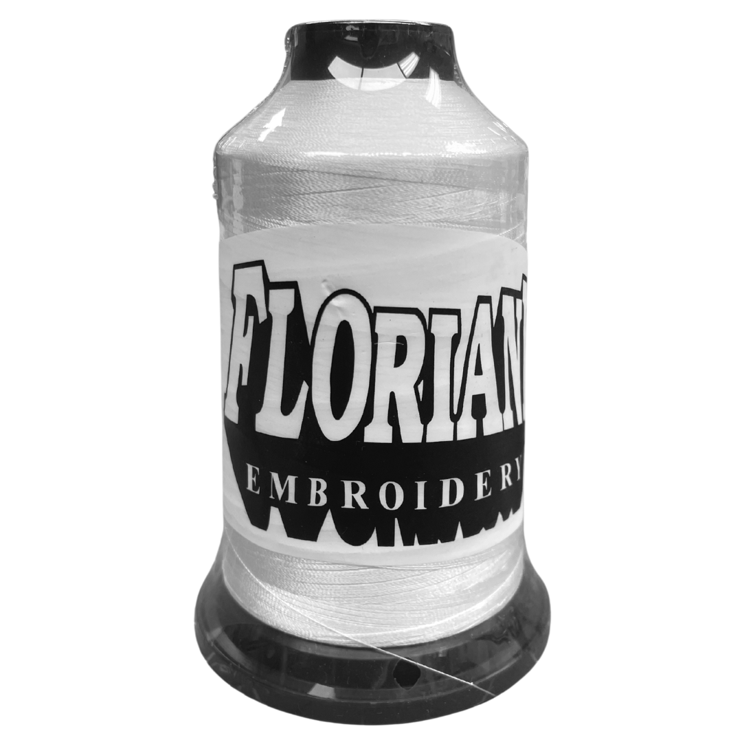 Extra-Large Floriani Embroidery Thread / Pure White