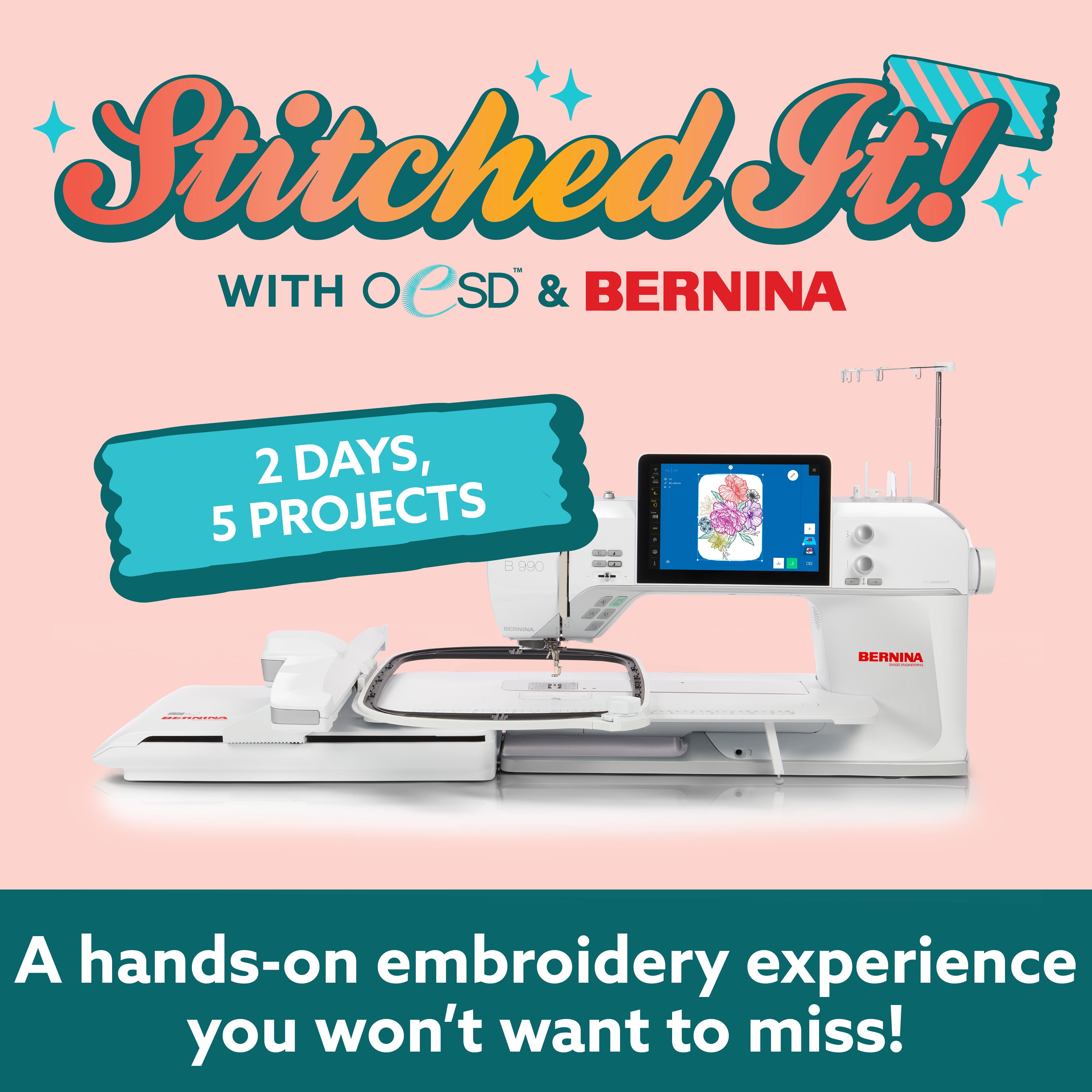 Stitched It! With OESD & BERNINA