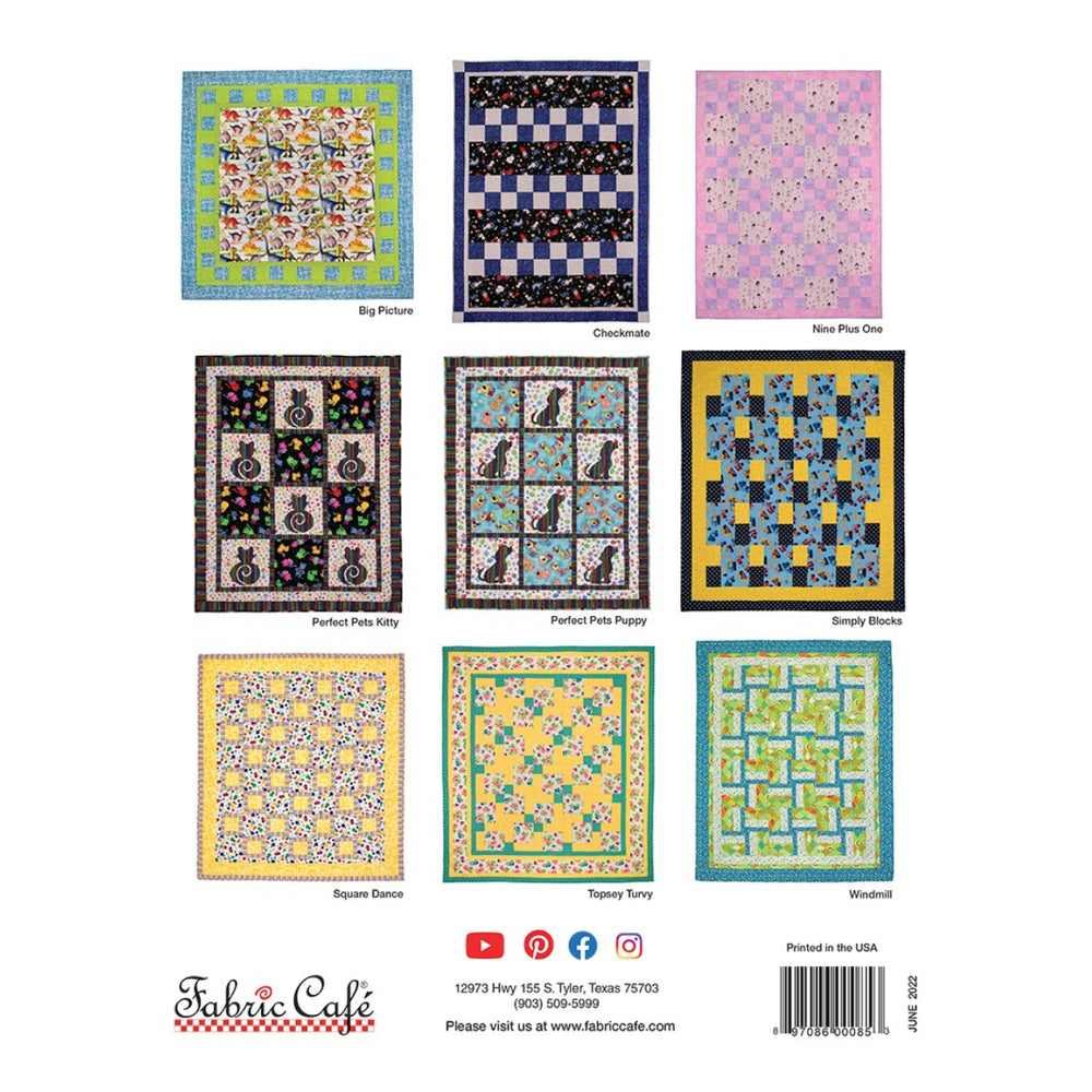 New 3-Yard Quilt Pattern Book now available! The Magic of 3-Yard