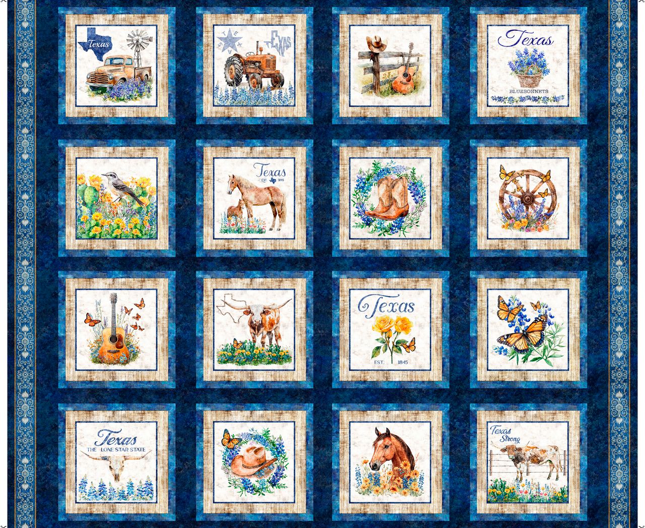 2026 All Texas Shop Hop / Texas Icons Picture Patches