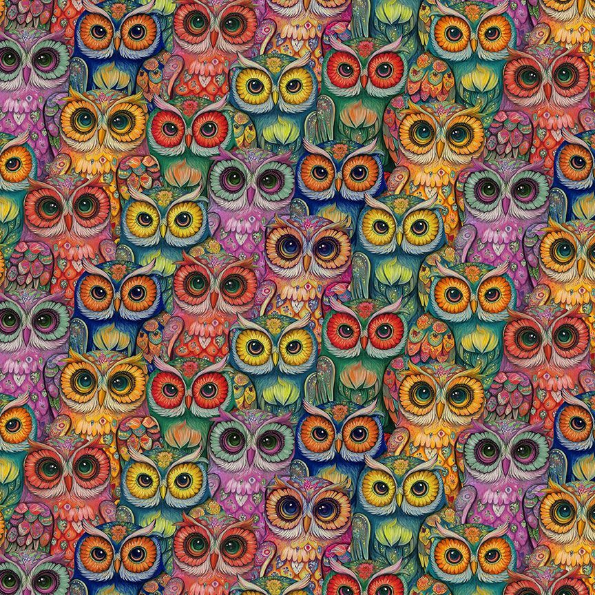 Wild Wings / Packed Owl in Multi