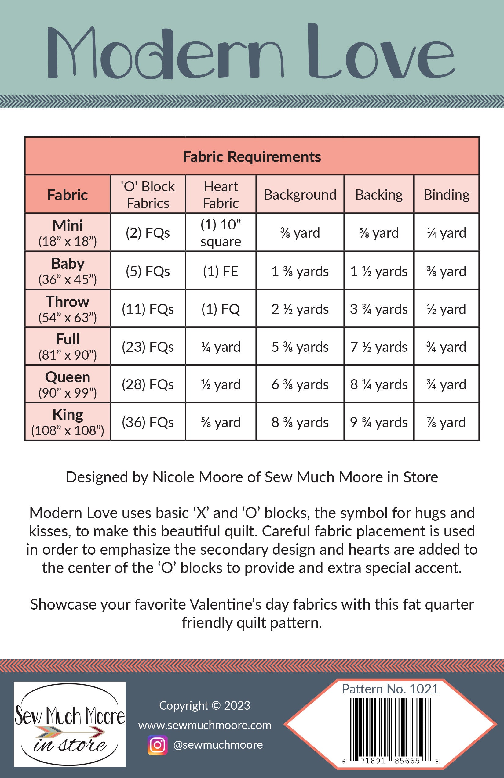 Modern Love Pattern