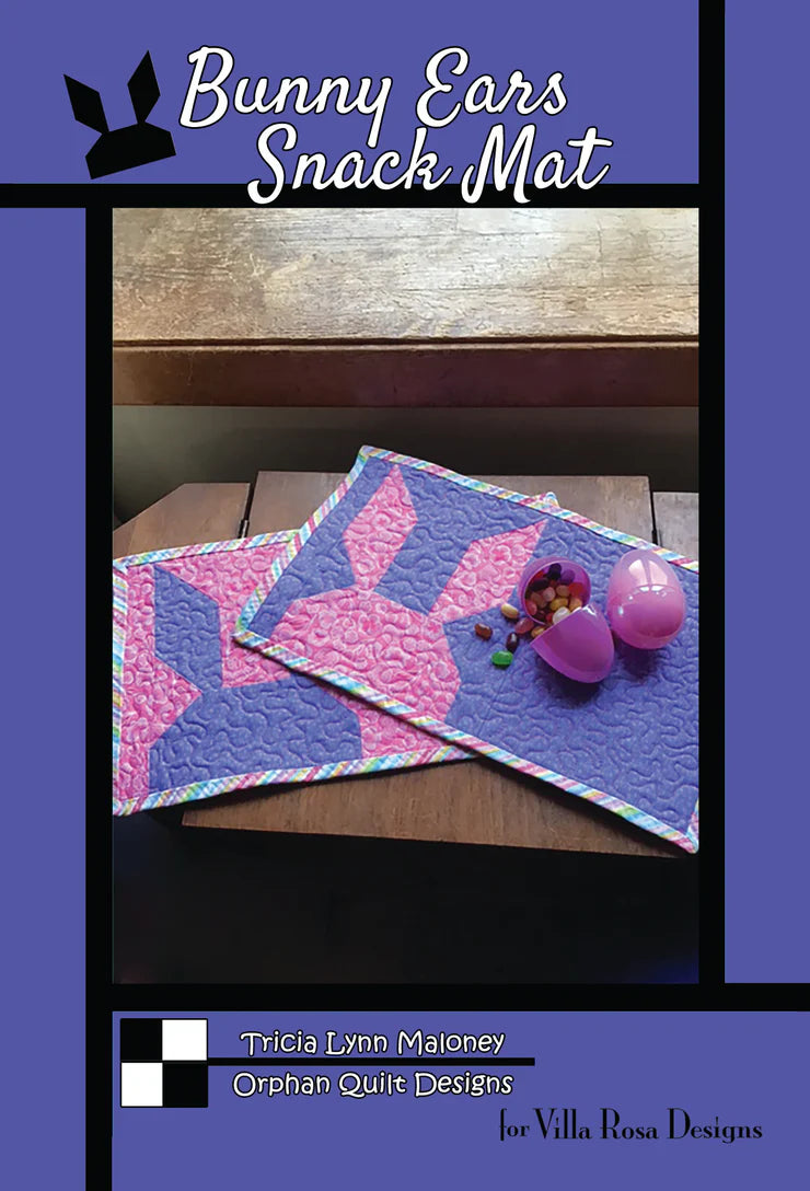Bunny Ears Snack Mat Pattern Card
