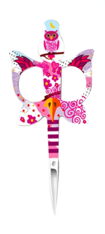3.5" Owl and Parrot Scissors