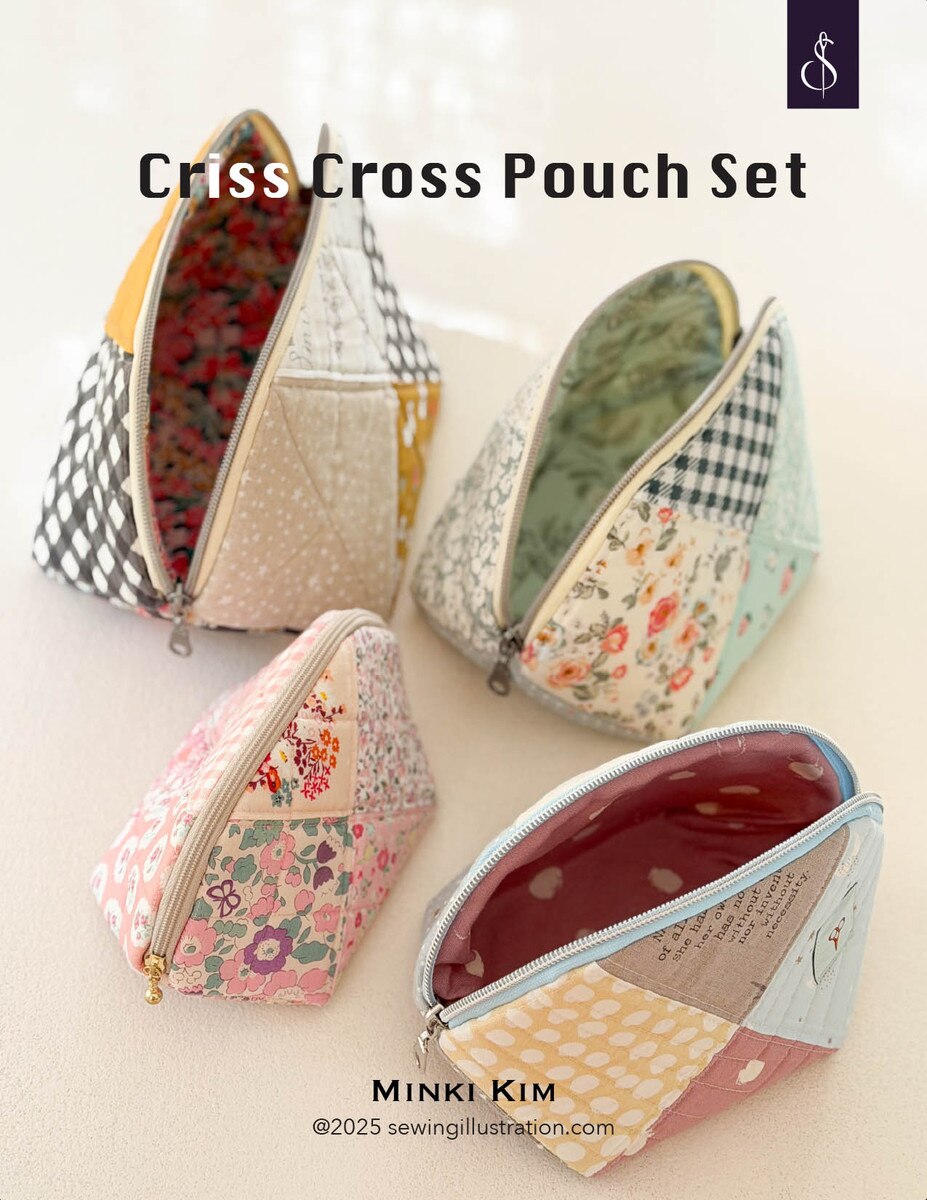 Criss Cross Pouch Set Pattern