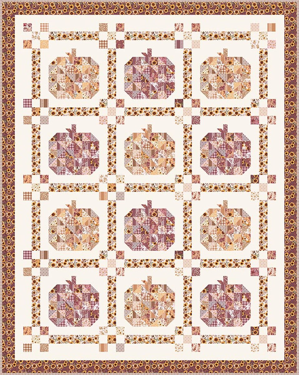 Modern Prairie Pumpkin Patch Quilt Pattern