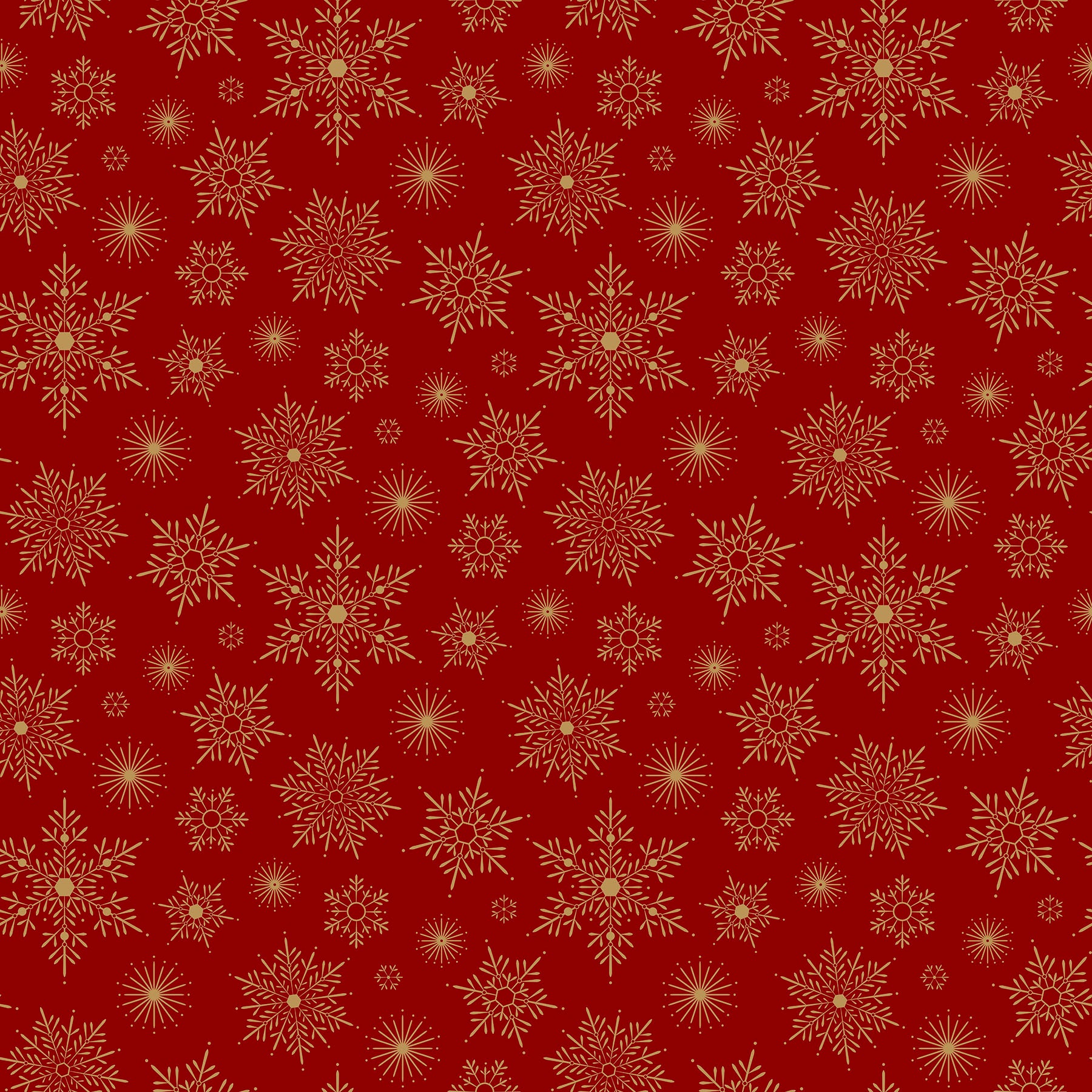 Shimmer Sparkle / Snowflakes in Red