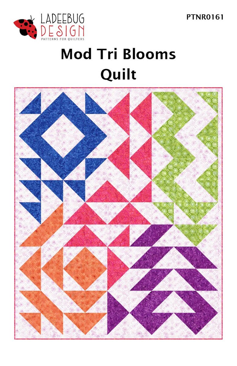 Mod Tri Blooms Quilt Pattern