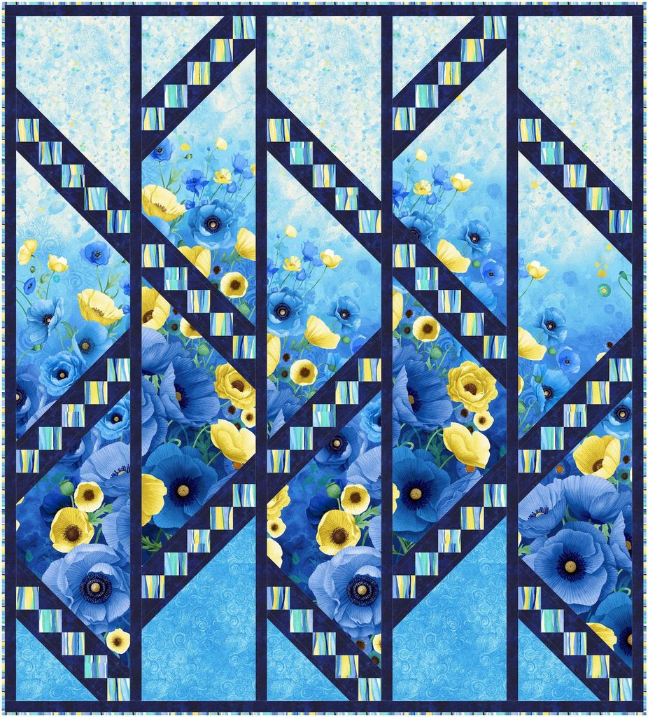 Poppy Twist Quilt Kit