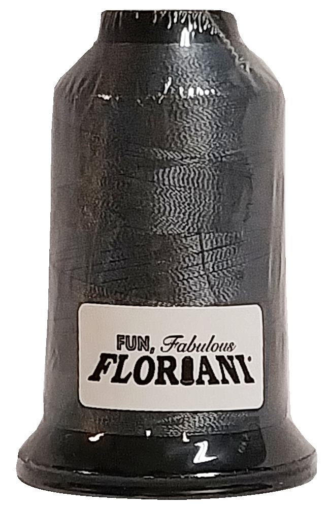 Floriani Embroidery Thread / Gun Metal Gray