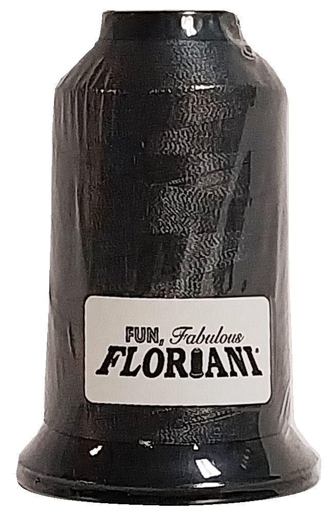 Floriani Embroidery Thread / Charcoal Gray
