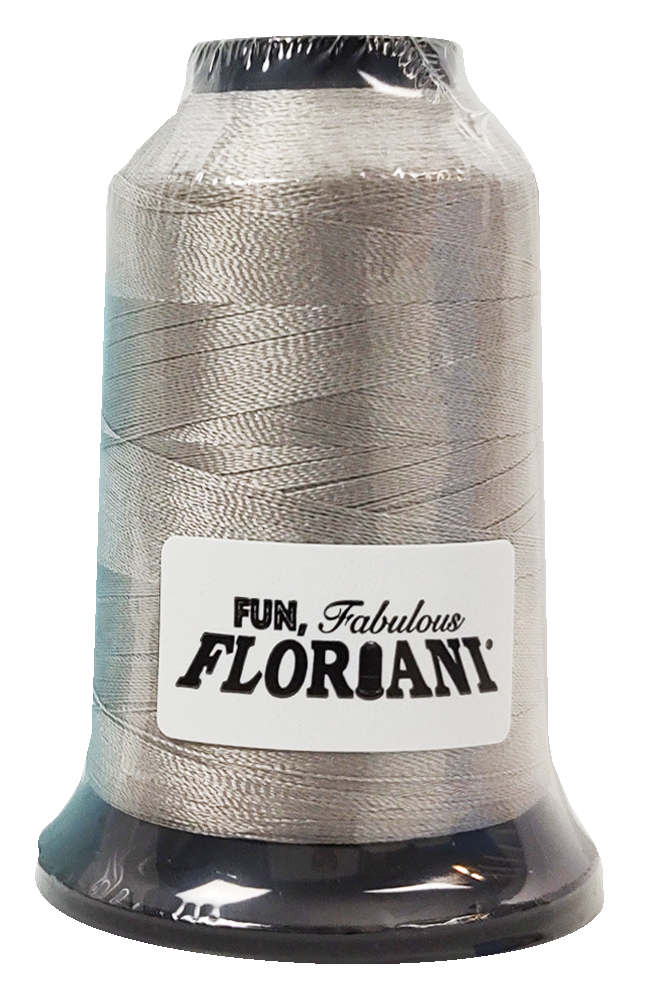 Floriani Embroidery Thread / Medium Grey