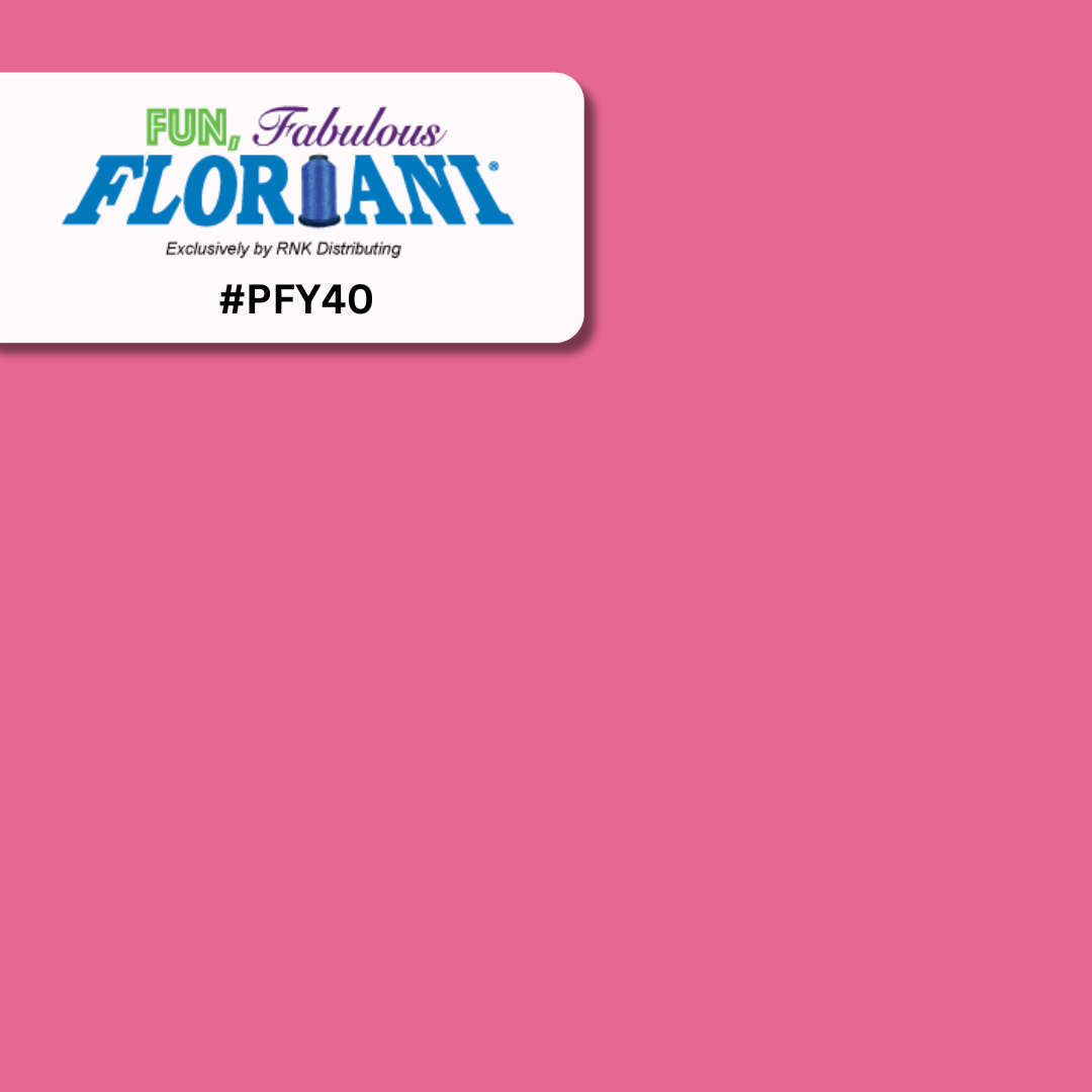 Floriani Embroidery Thread / Pink Passion