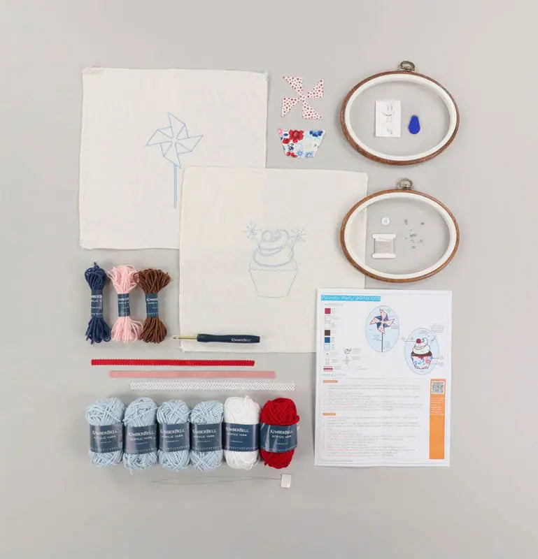 Patriotic Party! Punch Needle Kit