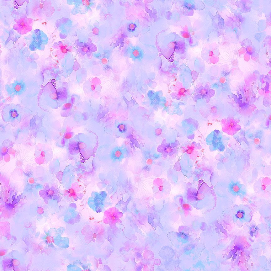 On The Bright Side / Watercolor Floral in Dream