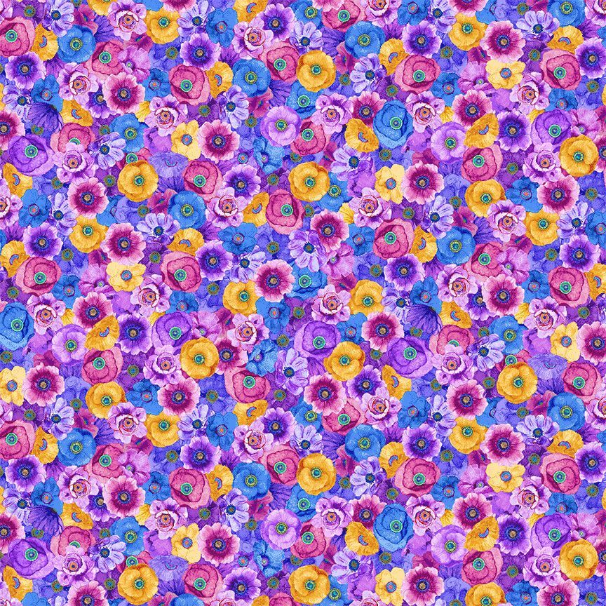 On The Bright Side / Mini Poppies in Multi