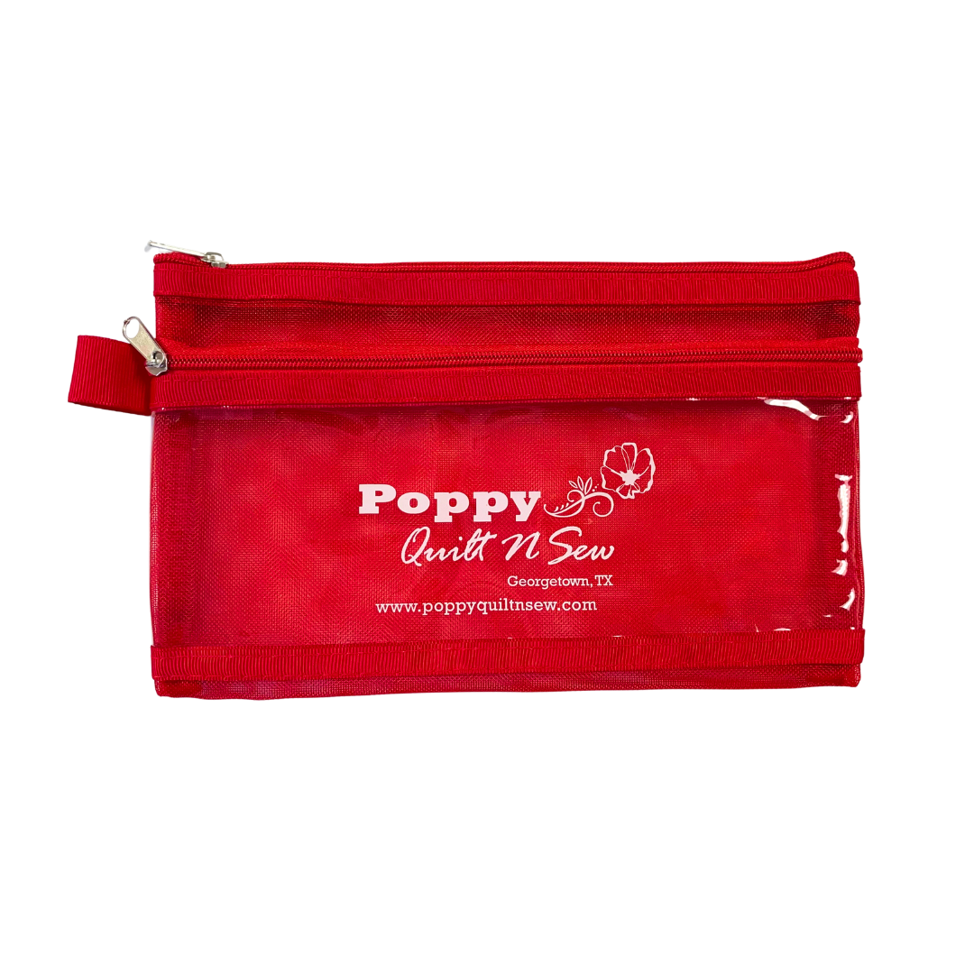 Poppy Quilt N Sew Mesh Pouch