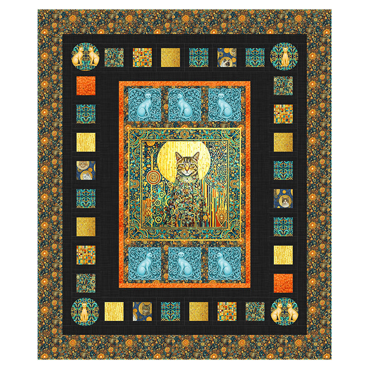 Cat Nouveau Pattern