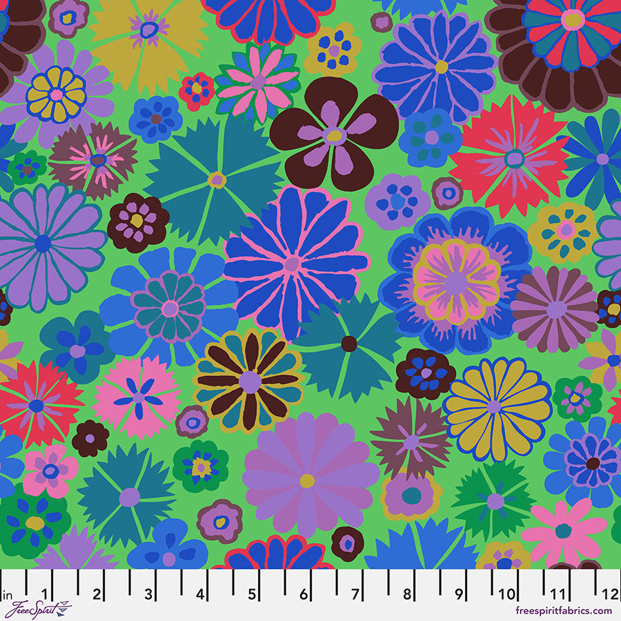 August 2024 / Folk Flower in Blue