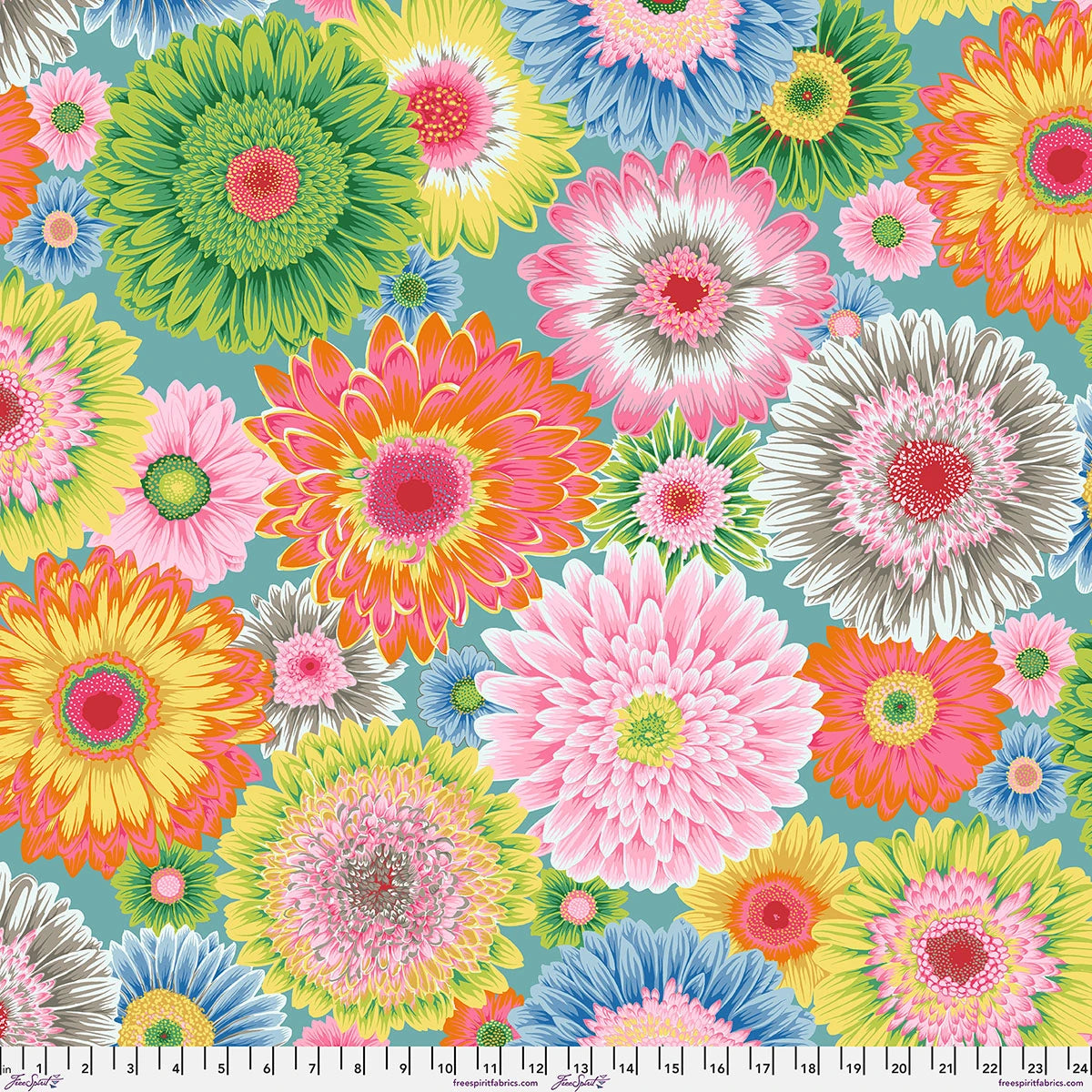 Kaffe Fassett August 2026 / Gerbera Daisies in Pastel