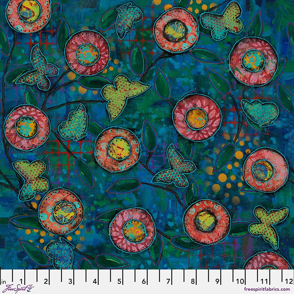 Wings of Wonder / Tapestry in Blue