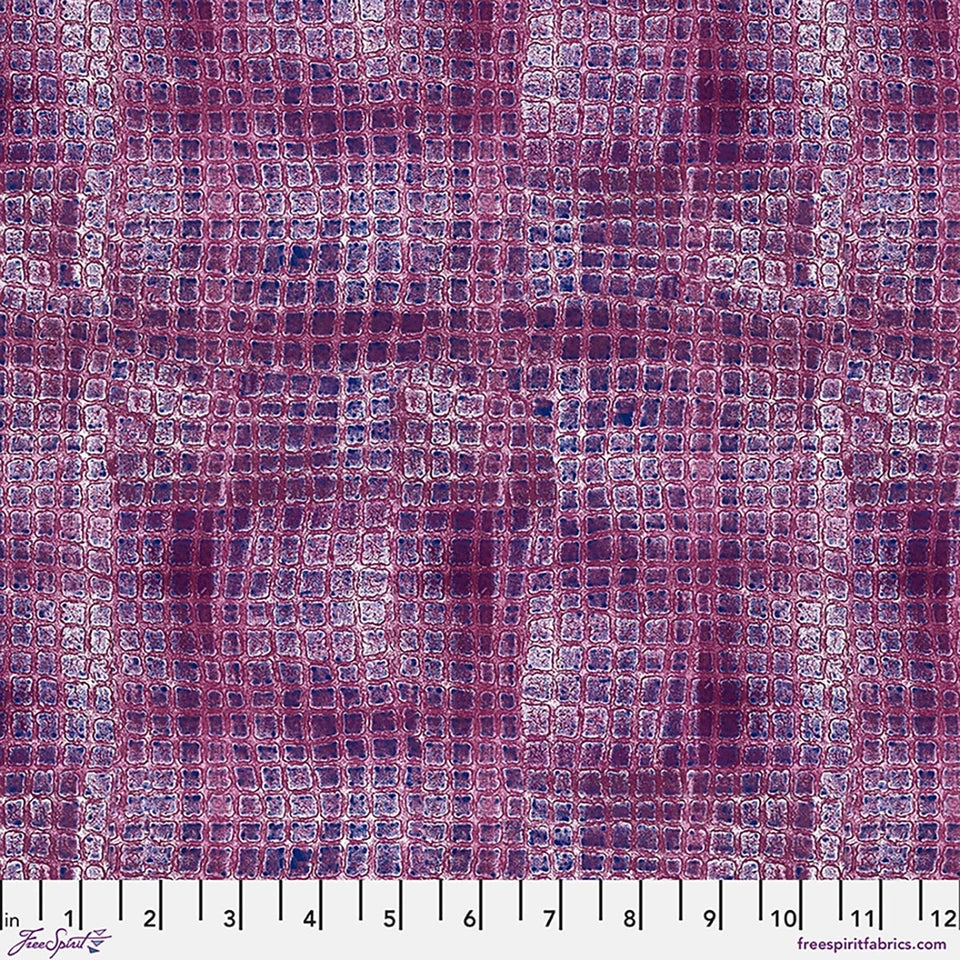 Into Focus / Pink Grass Cloth in Magenta