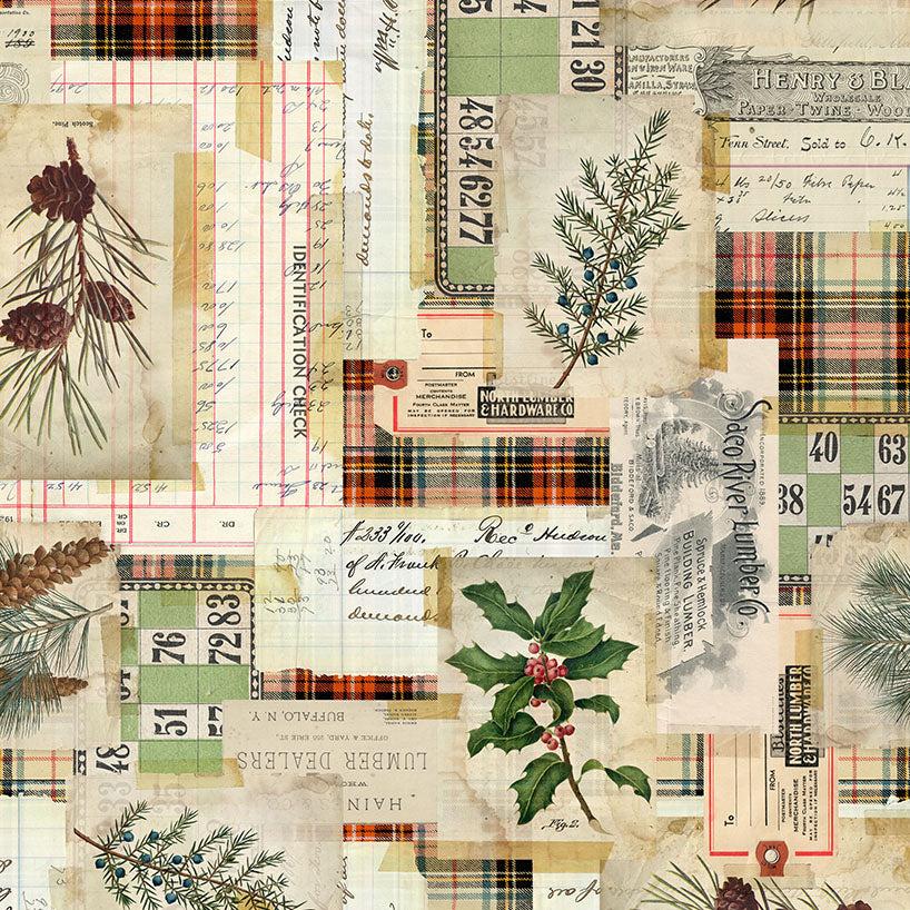 Holidays Past / Woodland Collage