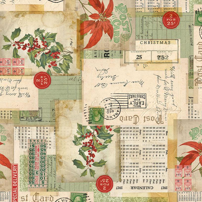 Holidays Past / Postcard Collage