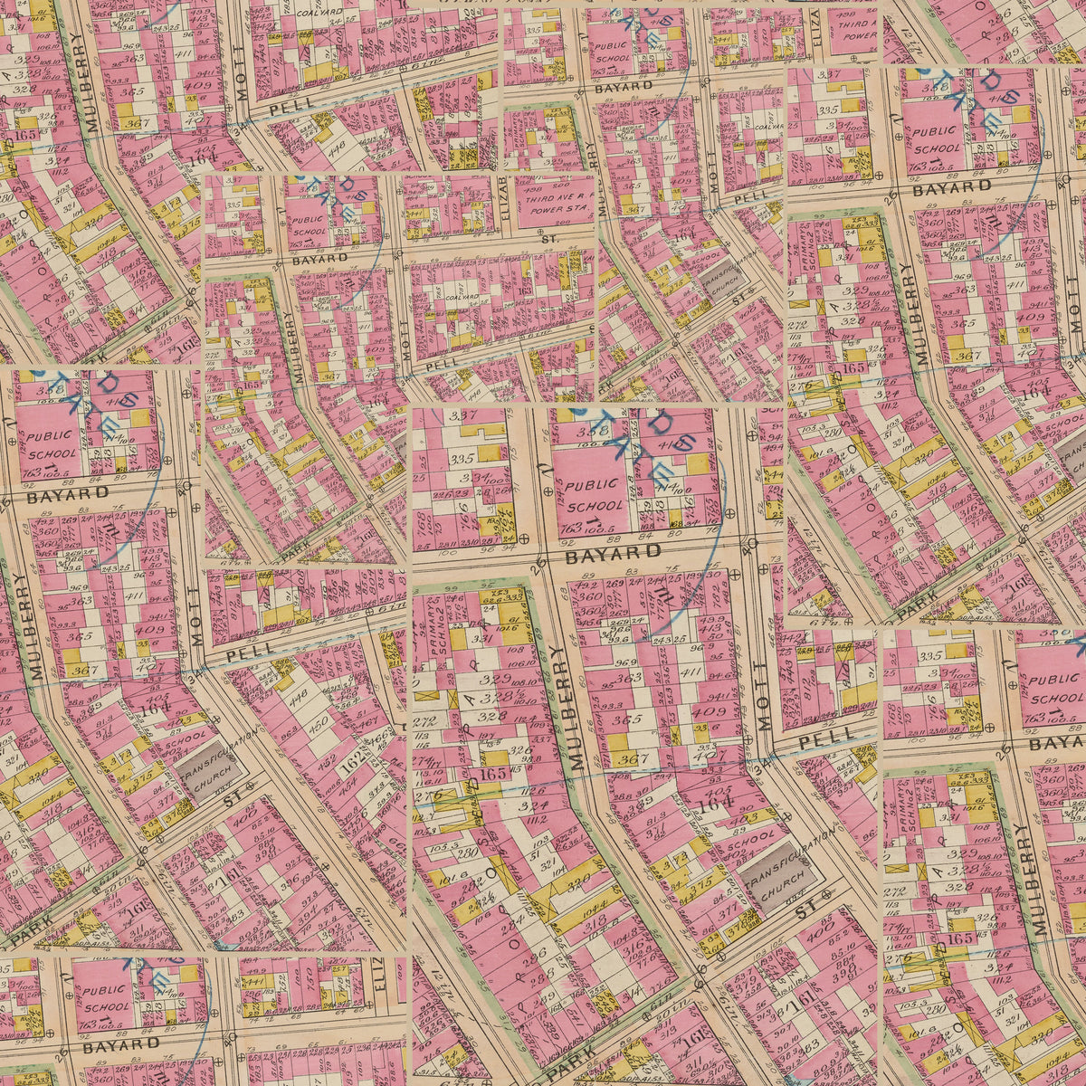 Pink Palette / Map — Poppy Quilt N Sew