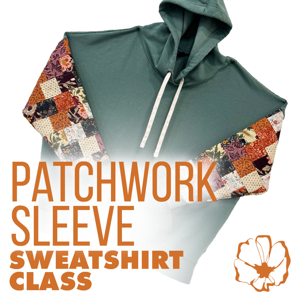 Patchwork Sleeve Sweatshirt Class