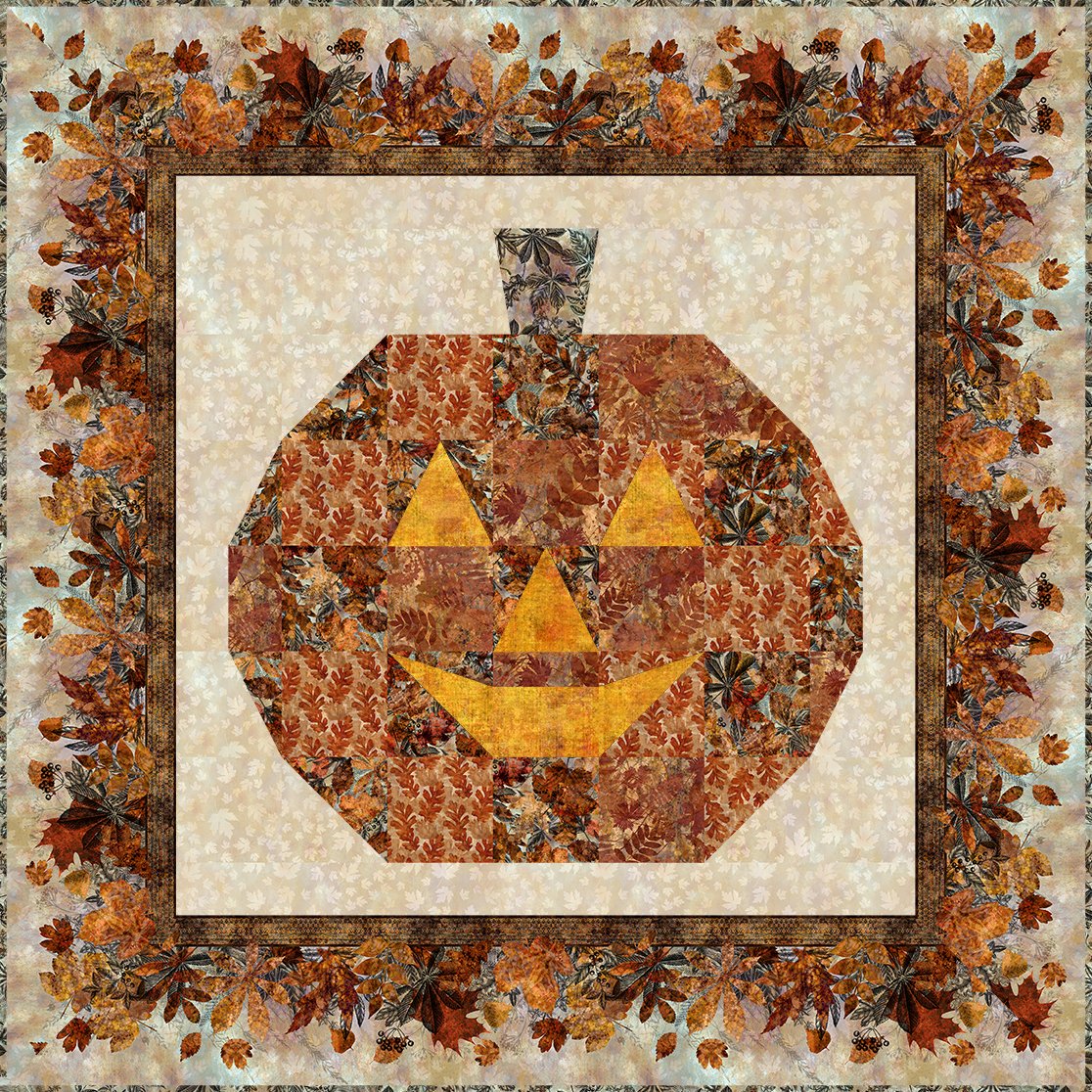 Autumn Elegance Pumpkin Quilt Pattern