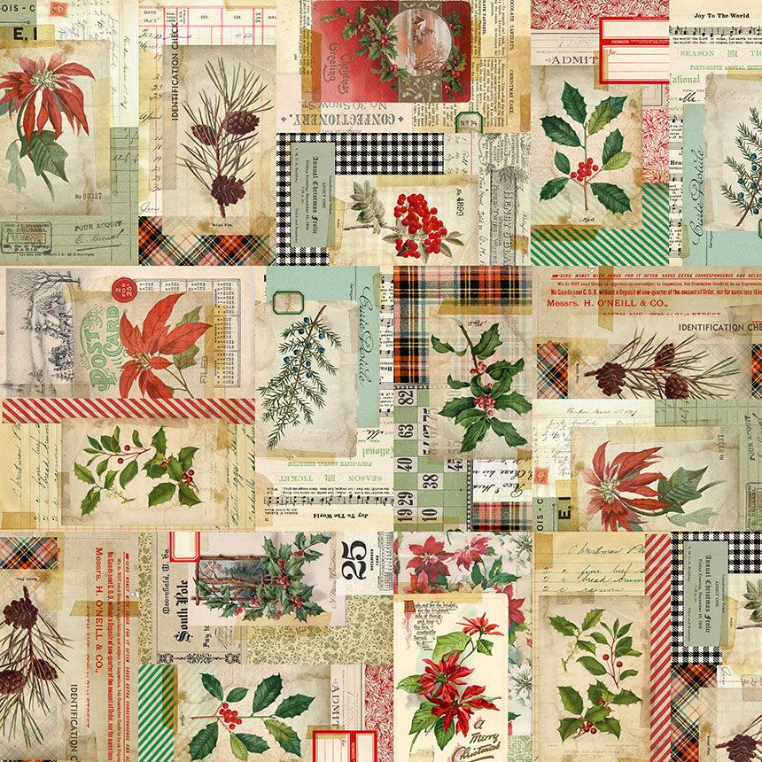 108" Holidays Past / Woodland Collage